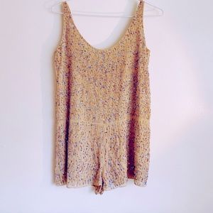 Sequined romper